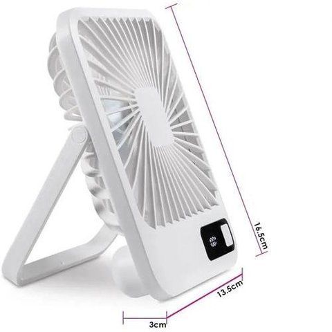 Вентилятор настільний портативний акумуляторний із зарядкою від USB Vitol GT-270 GT-270 фото