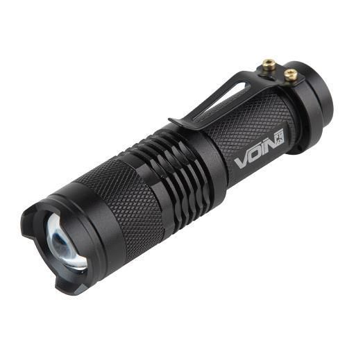 Ліхтарик ручний VOIN VL-3028 LED XPE 100Lm, зум, алюміній VL-3028 фото