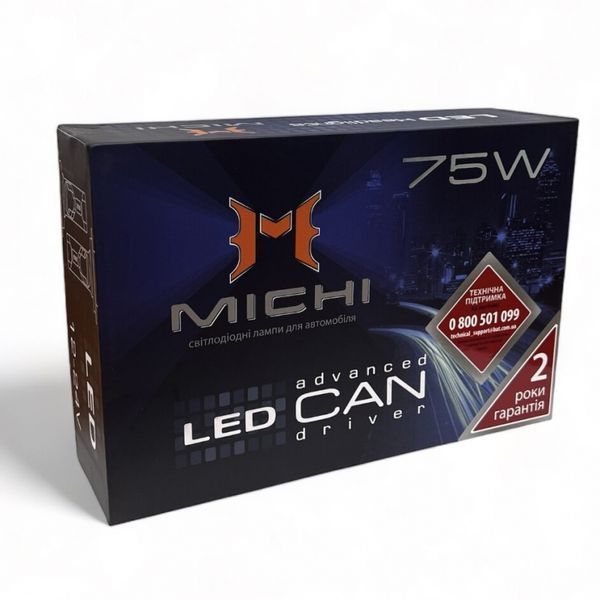 Світлодіодні LED лампи 12-24V 75W MICHI MI LED Can HB3/HB4 9005/9006 5500K MI LED Can HB4 9005/9006 фото