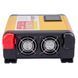 Перетворювач напруги 12V-220V 600W LCD USB-5VDC2.0A Pulso ISU-600 синусоїдна хвиля ISU-600 фото 4