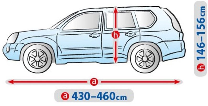 Тент чехол на автомобиль Джип, Минивен 460х195х155 см (L) BASIC GARAGE KEGEL 5-3968-241-3021 5-3968-241-3021 фото