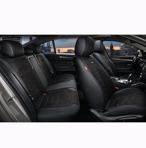 Комплект чехлов на сиденье 5D черные VERONA Elegant 700 146 El 700 146 фото