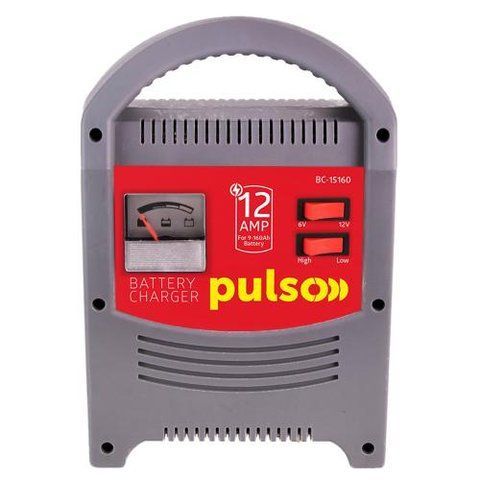 Зарядное устройство 6-12V 12A PULSO BC-15160 9-160AHR, стрелковый индикатор BC-15160 фото