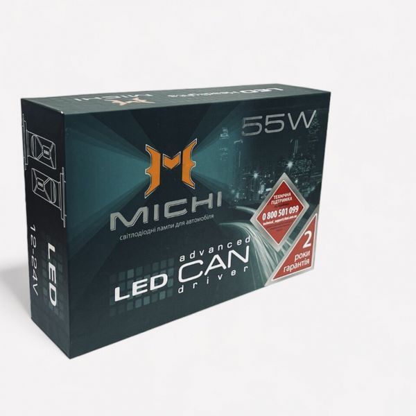 Светодиодные LED лампы 12-24V 55W MICHI MI LED Can H4 Hi/Low 5500K MI LED Can H4 55W фото