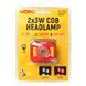 Ліхтар налобний VOIN VL-163, 2 x 3W-COB АКБ 800mAh, регулювання нахилу VL-163 фото 3