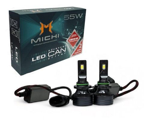 Светодиодные LED лампы 12-24V 55W MICHI MI LED Can HB4 9005/9006 5500K MI LED Can HB4 9005/9006 55W фото