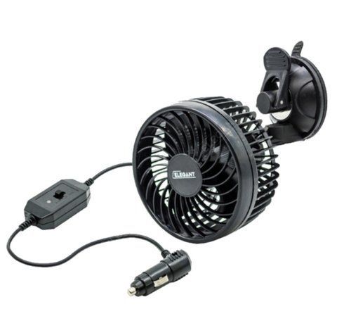 Вентилятор автомобільний 12V на присосці Elegant EL 101 550 два режими EL 101 550 фото