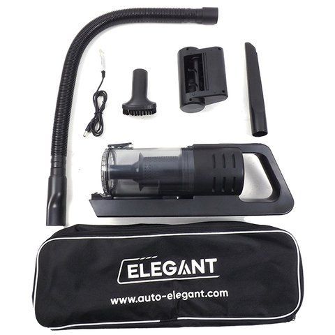 Автопилосос акумуляторний 100W Elegant 100 238 ТURBO щітка, LED Ліхтар, АКБ-3х2000mAh EL 100 238 фото