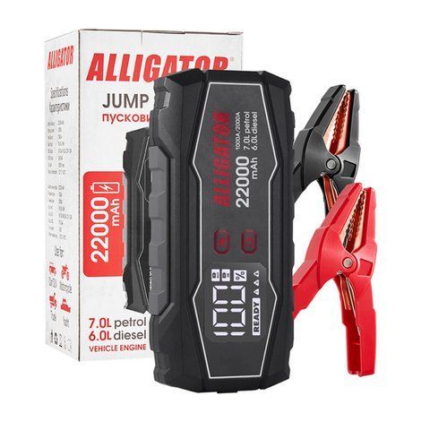 Пусковий пристрій Alligator JS845 Jump Starter 1000A/2000A 22000mAh JS845 фото