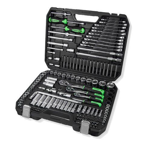 Професійний набір інструментів у кейсі Winso Pro 1/2", 1/4", 3/8" 72T, CR-V, 147од. 924147 фото