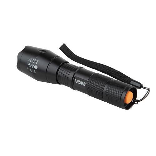 Ліхтарик ручний VOIN VL-8012 LED T6 300Lm, зум, алюміній VL-8012 фото