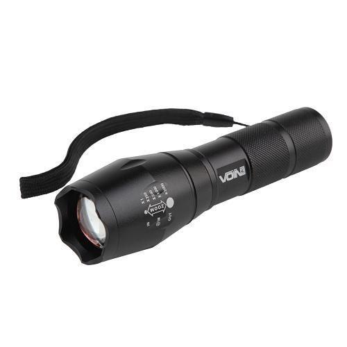 Ліхтарик ручний VOIN VL-8012 LED T6 300Lm, зум, алюміній VL-8012 фото