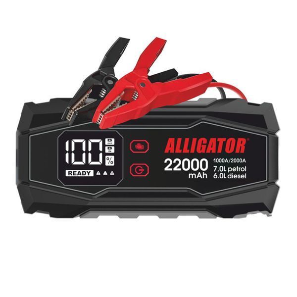 Пусковий пристрій Alligator JS845 Jump Starter 1000A/2000A 22000mAh JS845 фото