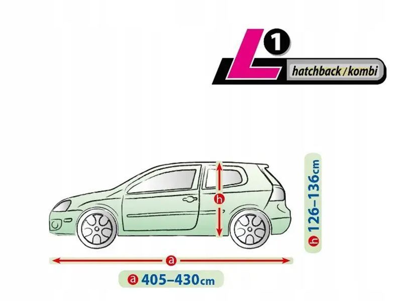Тент чохол на авто Хетчбек L1 430х178x136 см Perfect Garage Hatchback/Kombi KEGEL 5-4627-249-4030 5-4627-249-4030 фото