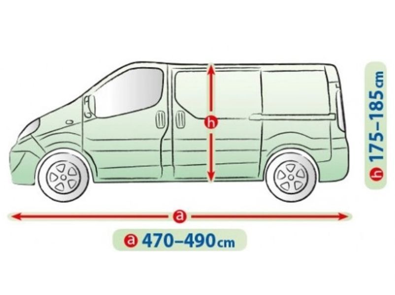 Тент чохол на автомобіль Бус 470-490 см Mobile Garage VAN L480 KEGEL 5-4153-248-3020 5-4153-248-3020 фото