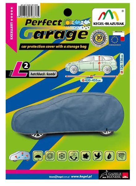 Тент чехол на авто Хетчбек L2 455х178x136 см Perfect Garage Hatchback/Kombi KEGEL 5-4628-249-4030 5-4628-249-4030 фото