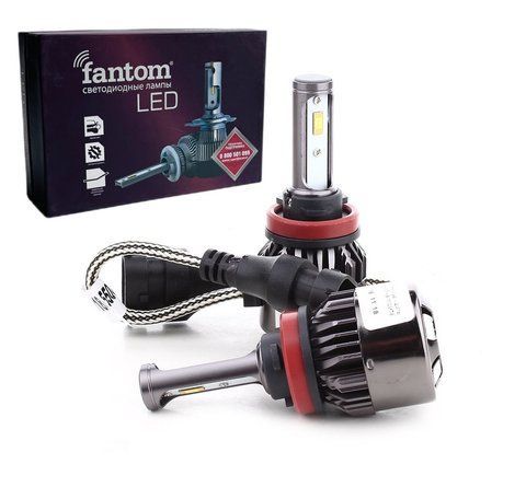 Світлодіодні LED лампи FANTOM FT LED H11 5500K FT LED H11 фото