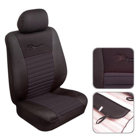 Набор чехлов Brooks на передние сиденья Vitol VSC-24016-2 BK VSC-24016-2 BK фото