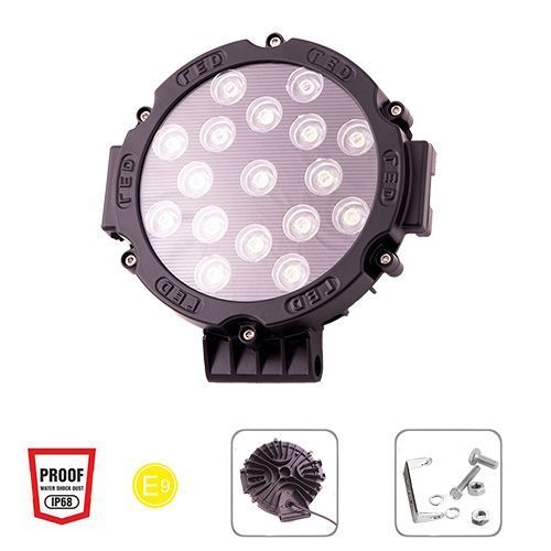 Фара світлодіодна 12-24V 51W 6000K Pulso WLP-51R1BK WLP-51R1BK фото