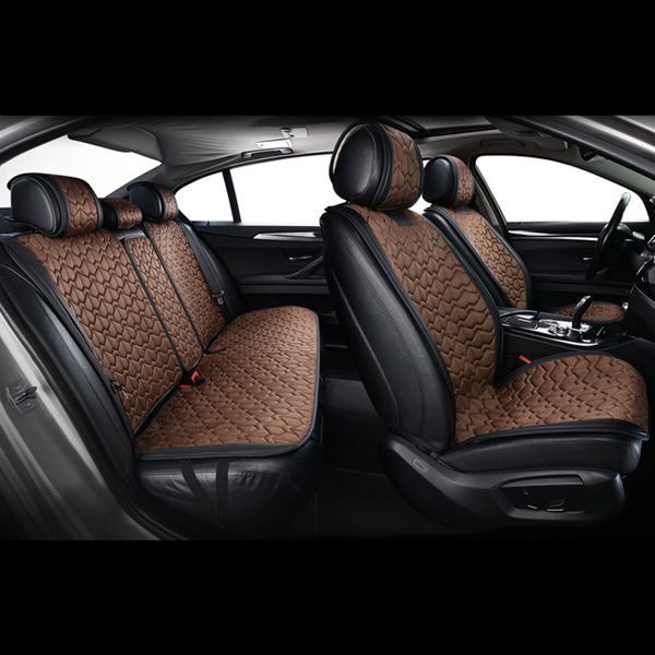 Комплект премиум накидок для сидений Winso Pro SUPREME coffee-black 430400 фото