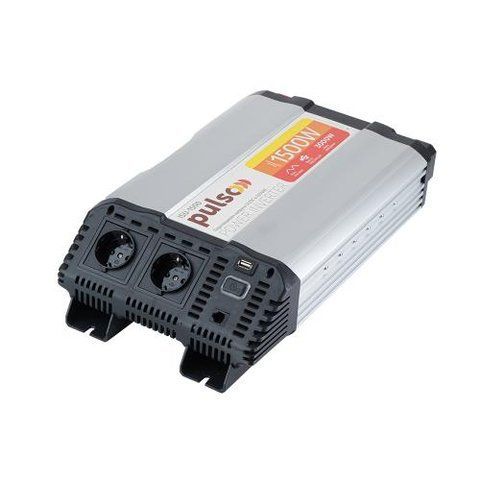 Перетворювач напруги 12V-220V 1500W Pulso ISU-1500 LCD USB-5VDC2.0A синусоїдна хвиля ISU-1500 фото