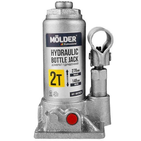Домкрат гідравлічний пляшковий 2т 148-278мм в кейсі Molder MA29025 MA29025 фото