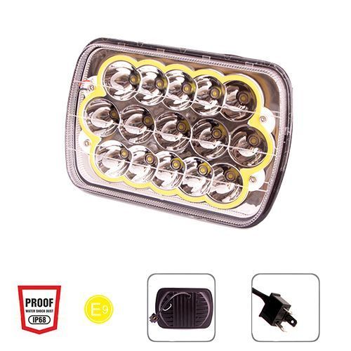 Фара світлодіодна 12-24V 45W 6000K Pulso WLP-45S7B WLP-45S7B фото