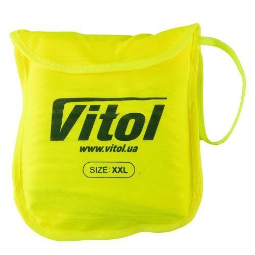 Жилет безпеки світловідбивний (yellow) Vitol ЖБ005 166 Y XXL ЖБ005 фото
