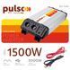 Перетворювач напруги 12V-220V 1500W Pulso ISU-1500 LCD USB-5VDC2.0A синусоїдна хвиля ISU-1500 фото 2