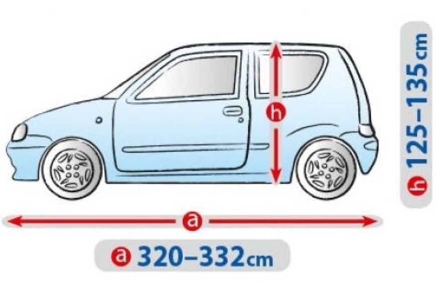 Тент на автомобиль Хетчбэк S 332х146x135 см Basic Garage Hatchback KEGEL 5-3952-241-3021 5-3952-241-3021 фото