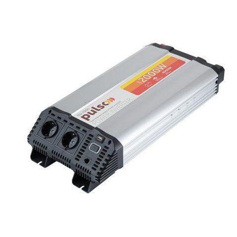 Перетворювач напруги 12V-220V 2000W Pulso ISU-2000 LCD USB-5VDC2.0A синусоїдна хвиля ISU-2000 фото