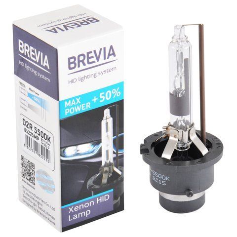 Ксеноновая лампа Brevia D2R +50%, 5500K, 85V, 35W PK32d-3, 1шт 85225MP фото