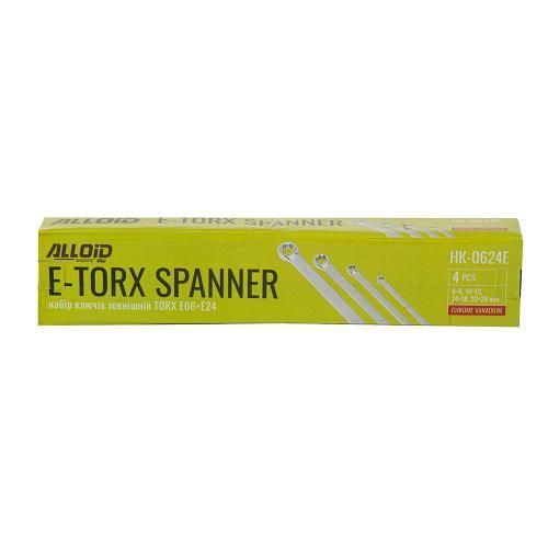 Набір ключів TORX E06xE24 Alloid НК-0624Е НК-0624Е фото