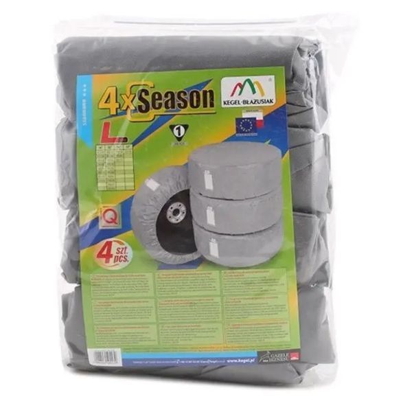 Комплект чохлів для зберігання коліс 4шт R14-17 Kegel 4xSeason 5-3421-246-3020 L 4xSeason 5-3421-246-3020 фото