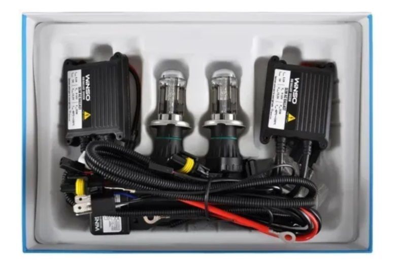 Комплект біксенону H4 Winso 744500 bi-xenon 5000K 85V 35 W P43t-38 KET 744500 фото