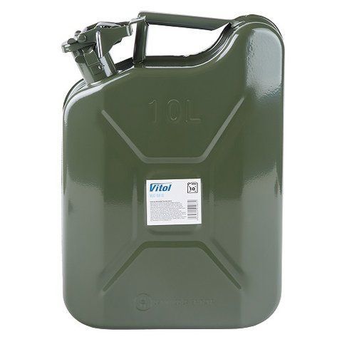 Каністра металева 10л Vitol MJC-0810 MJC-0810 фото