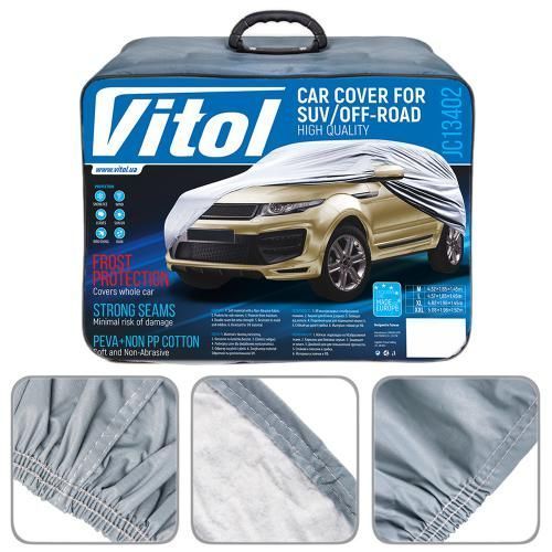 Тент чохол на автомобіль Джип, Мінівен 457х185х145 VITOL JC13402 L JC13402 L фото