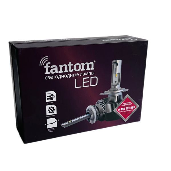 Світлодіодні LED лампи FANTOM FT LED H4 Hi/Low 5500K FT LED H4 Hi/Low 5500K фото