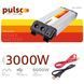 Перетворювач напруги 12V-220V 3000W Pulso ISU-3000 LCD USB-5VDC2.0A синусоїдна хвиля ISU-3000 фото 2