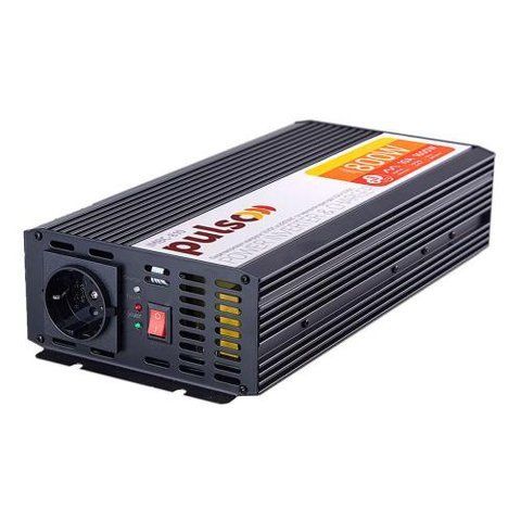 Перетворювач напруги із зарядним пристроєм 12V-220V 800W 10A Pulso IMBC-810 IMBC-810 фото