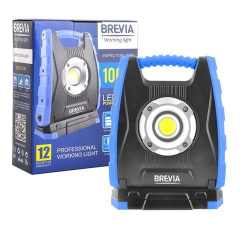 Професійна інспекційна лампа Brevia 11410 LED 10 W COB 1000 lm 4400 mAh Power Bank, type-C 11410 фото
