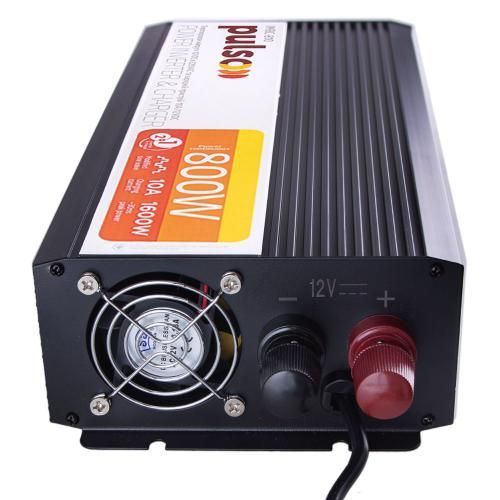 Преобразователь напряжения с Зарядным устройством 12V-220V 800W 10A Pulso IMBC-810 IMBC-810 фото