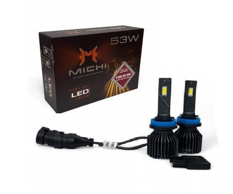 Світлодіодні LED лампи 12V 53W MICHI MI LED HB4 9005/9006 5500K MI LED HB4 9005/9006 фото