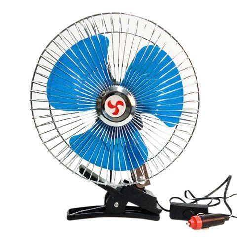 Вентилятор від прикурювача 6" 24В на прищепці Vitol HZ-53 HZ-53 фото