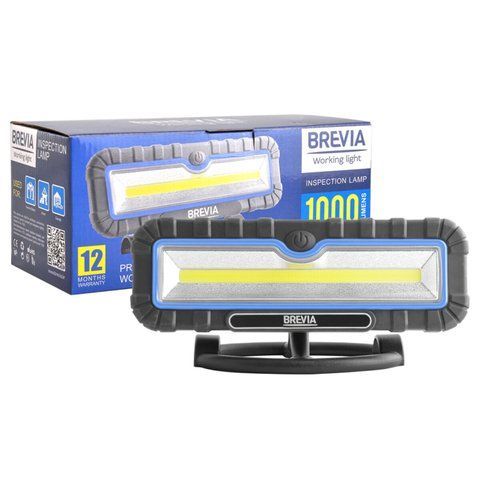 Професійна інспекційна лампа Brevia 11510 LED 10 W COB 1000 lm 4000 mAh Power Bank, type-C 11510 фото