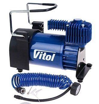 Компресор автомобільний 300Вт 50 л/хв Vitol K-55 K-55 фото