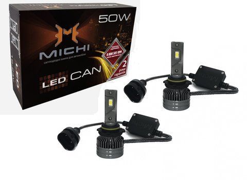 Світлодіодні LED лампи 12-24V 50W MICHI MI LED Can HB4 9005/9006 5500K MI LED Can HB4 50W фото