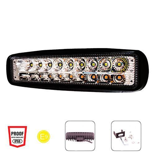 Фара светодиодная з поворотником 12-24V 20W+10W 6000K Pulso WLP-20RT2 WLP-20RT2 фото