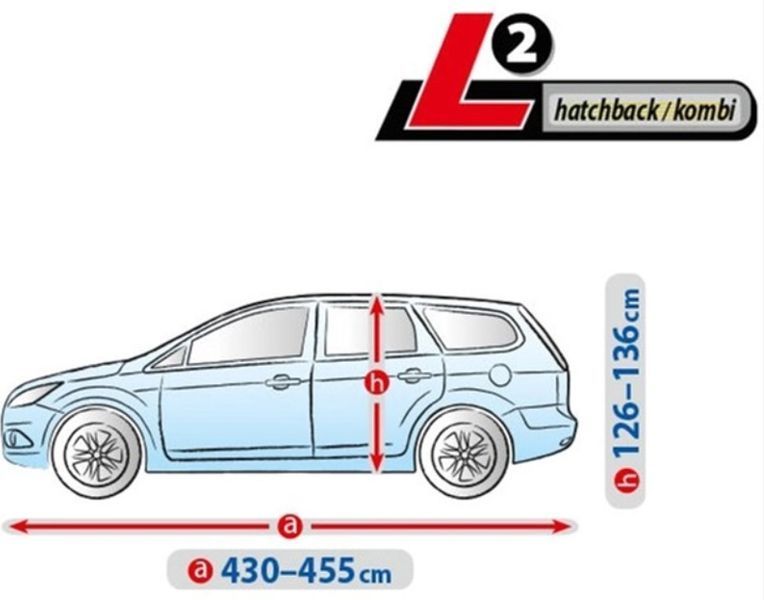 Тент на автомобиль Хетчбэк L 455х165x126 см Basic Garage Hatchback, Kombi KEGEL 5-3958-241-3021 5-3958-241-3021 фото