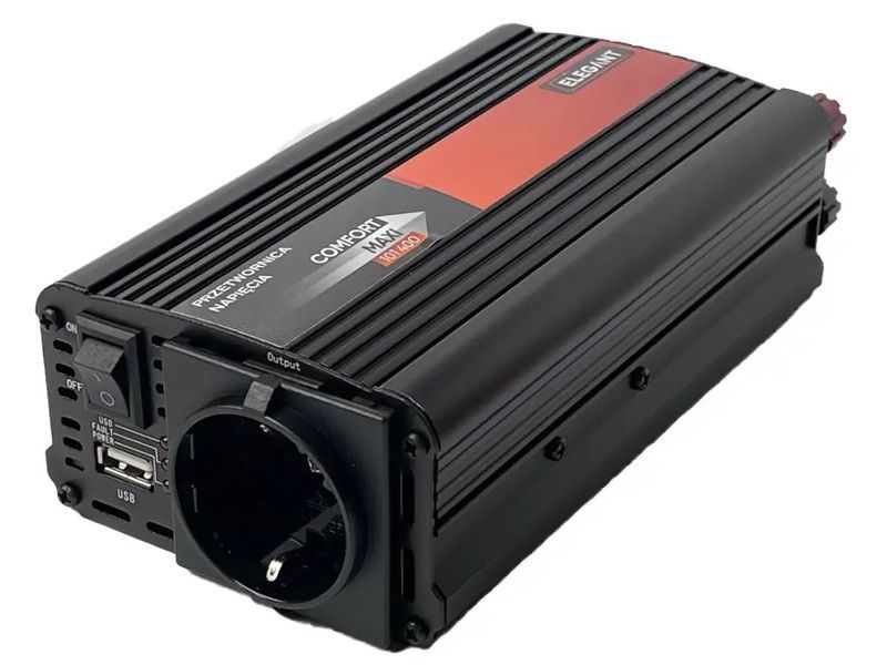 Перетворювач напруги (інвертор) 12V -220V 500W Elegant 101 400 El 101 400 фото Перетворювач напруги (інвертор) 12V -220V 500W Elegant 101 400 El 101 400 фото